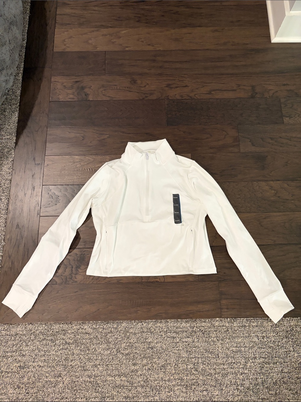 New With Tags All in Motion 1/2 Zip Athletic Top Sz L